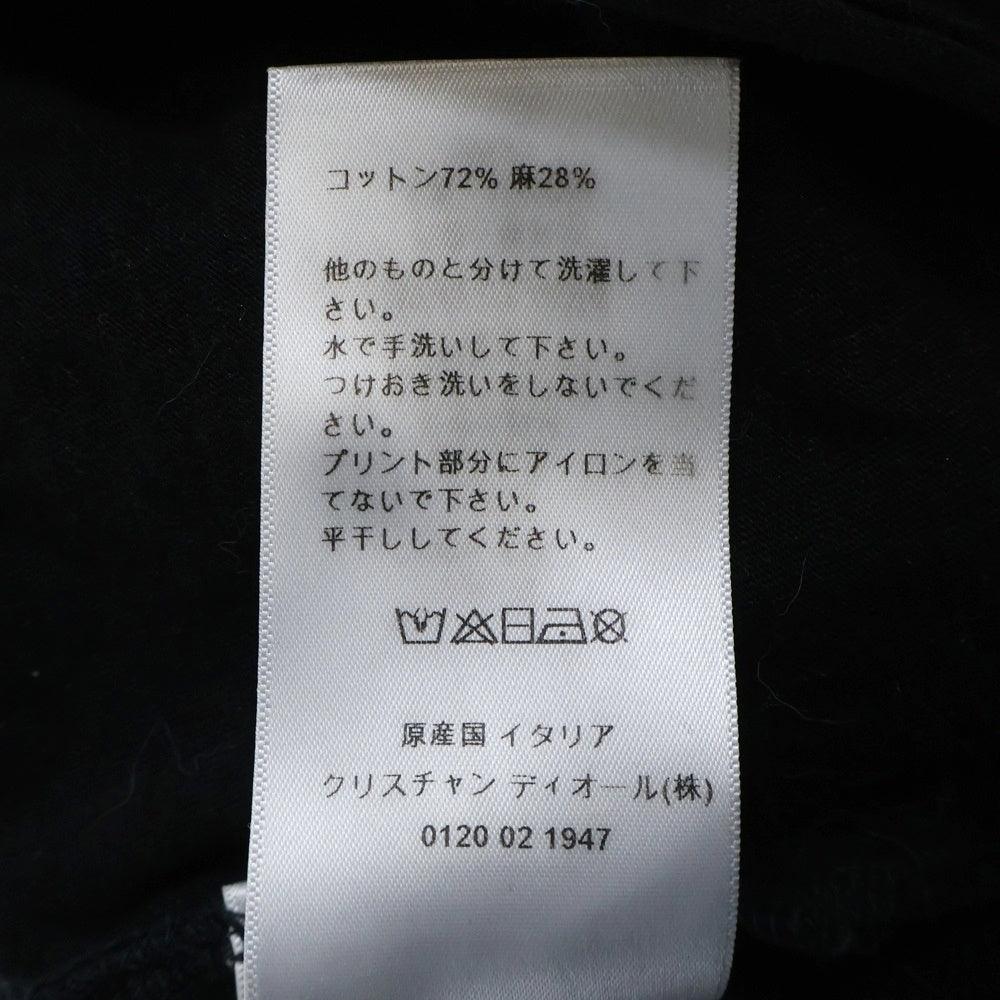 Christian Dior(クリスチャンディオール) JA'DIOR 8 ジャディオール ナンバリング ロゴプリント 半袖Tシャツ カットソー ブラック レディース 843T03TC428