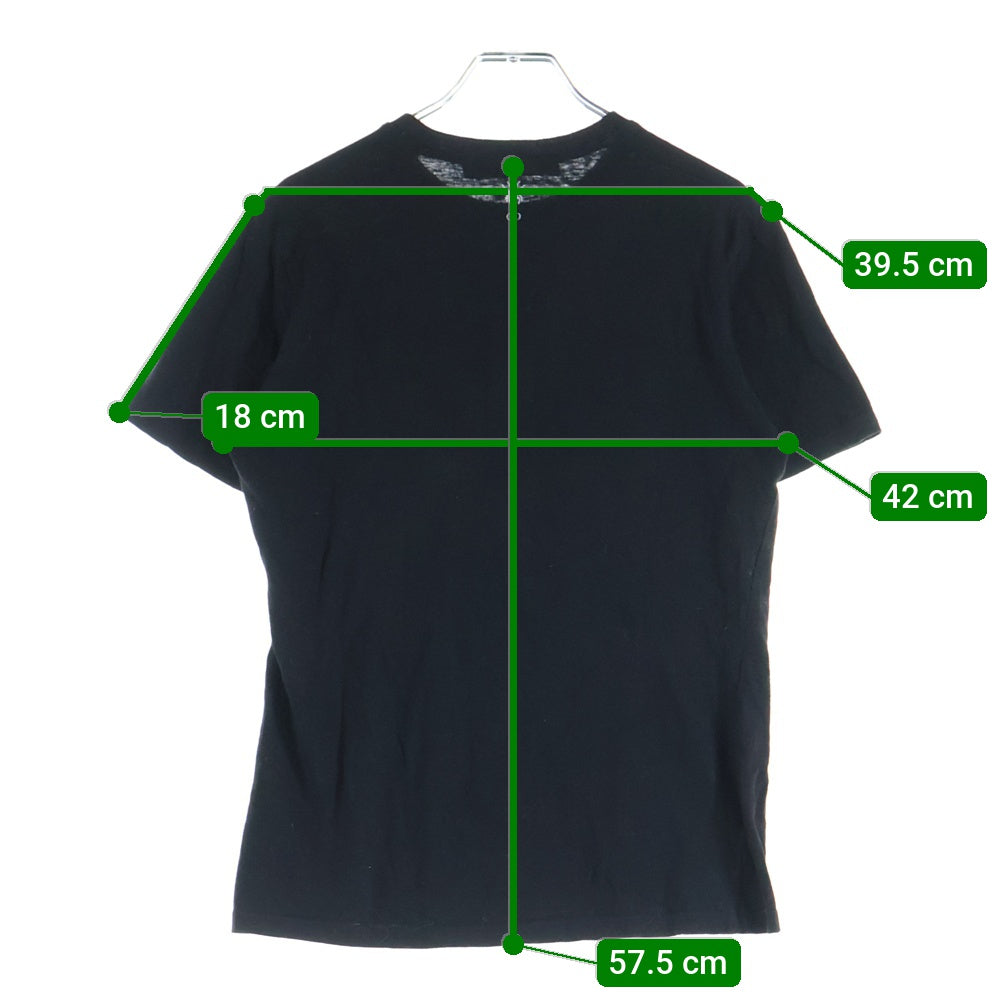 Christian Dior(クリスチャンディオール) JA'DIOR 8 ジャディオール ナンバリング ロゴプリント 半袖Tシャツ カットソー ブラック レディース 843T03TC428