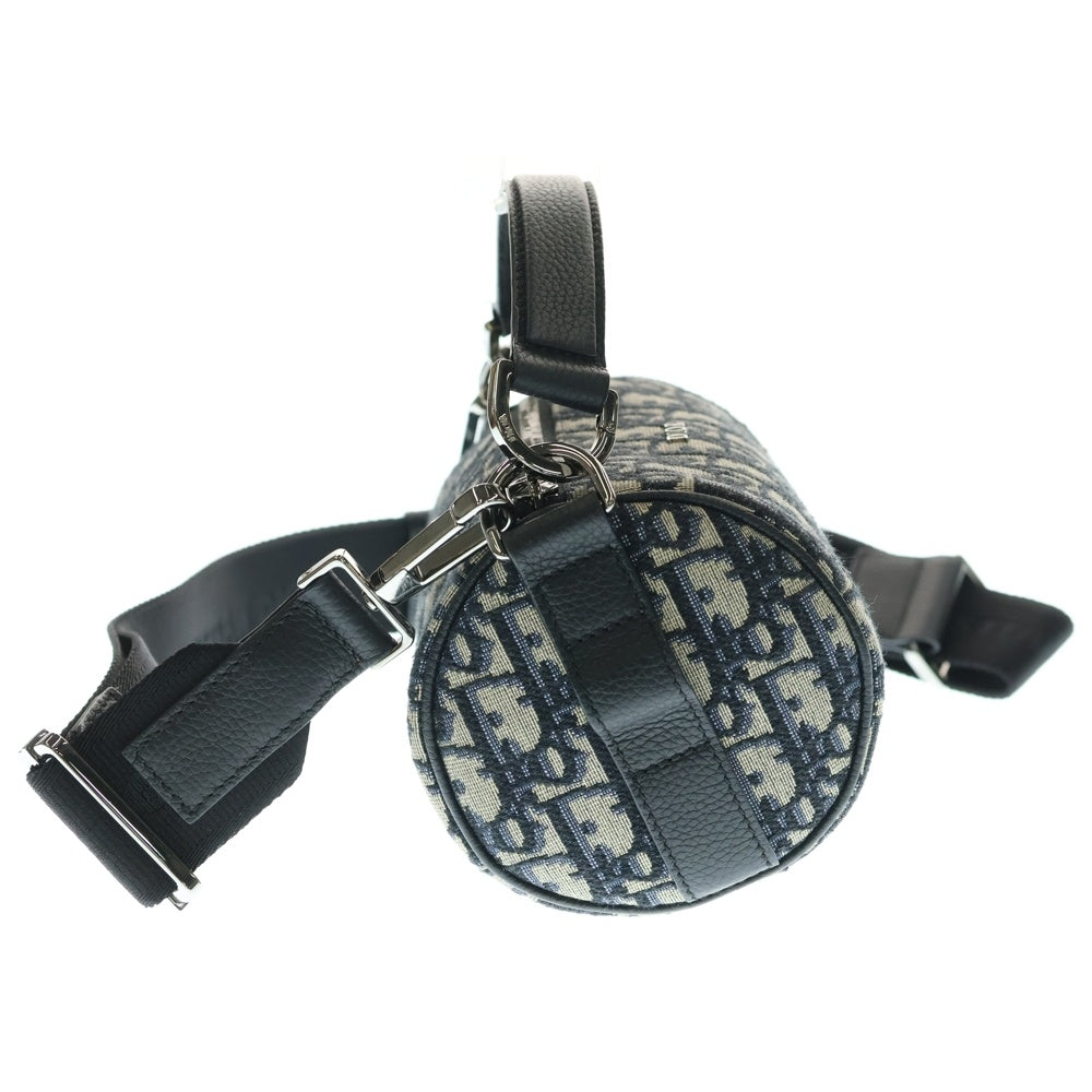 Christian Dior(クリスチャンディオール) トロッター キャンバスミニボストンバッグ ネイビー ハンドバッグ