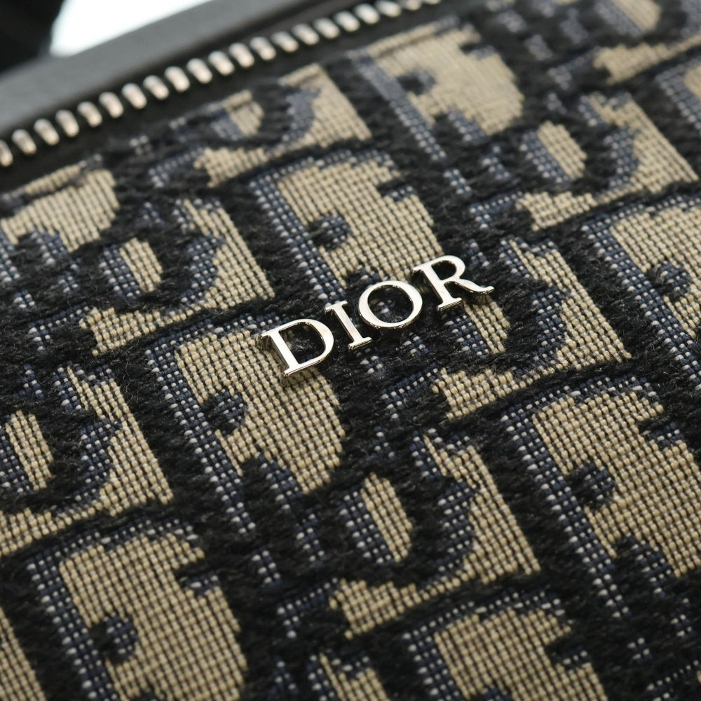 Christian Dior(クリスチャンディオール) トロッター キャンバスミニボストンバッグ ネイビー ハンドバッグ