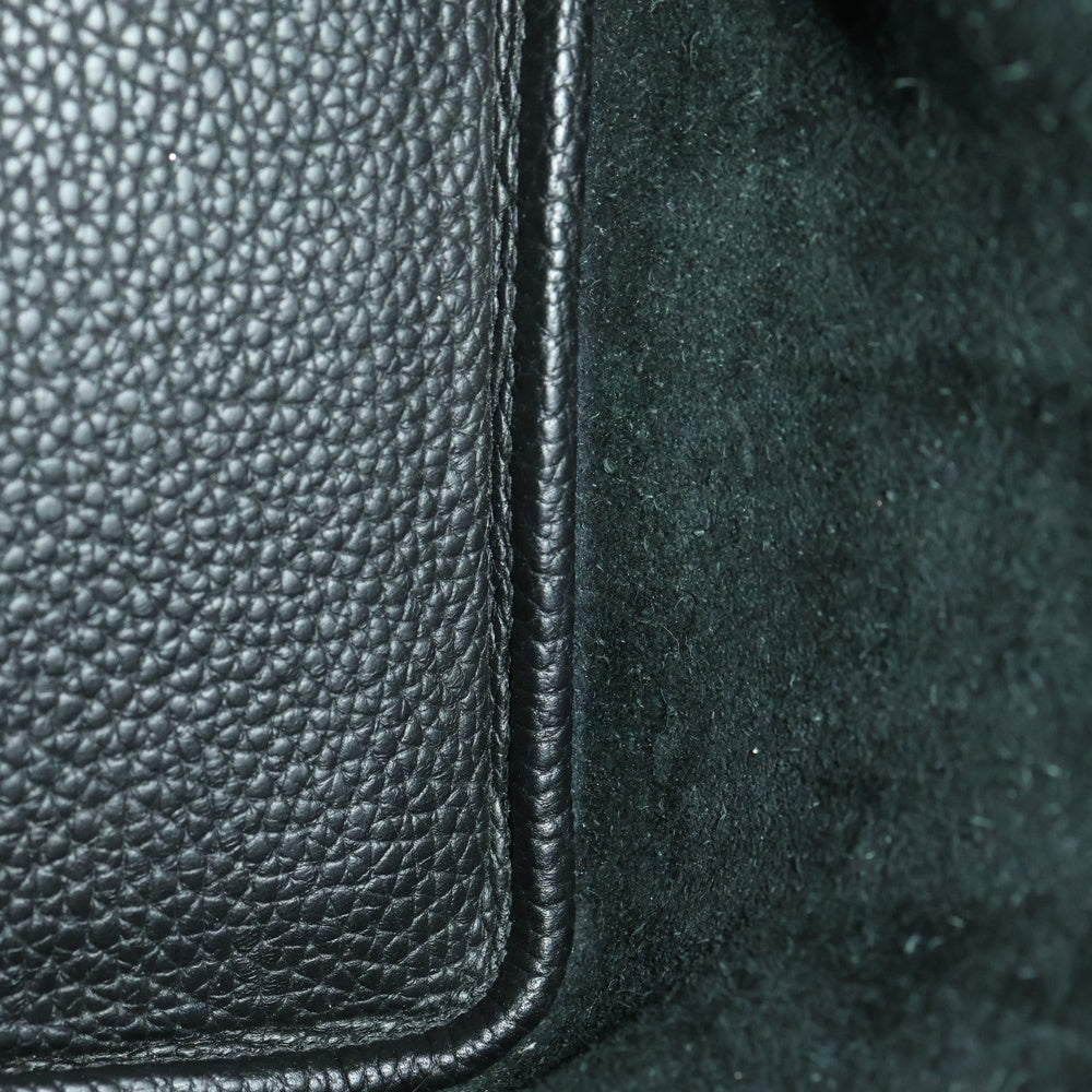 HERMES(エルメス) ピコタンロックPM トリヨンクレマンス レザーハンドバッグ シルバー金具 ブラック U刻印