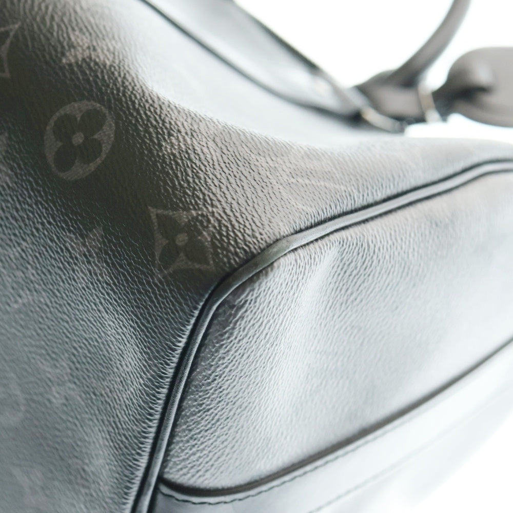 LOUIS VUITTON(ルイヴィトン) キーポル バンドリエール35 モノグラム エクリプス PVC レザー 2WAY ハンド ショルダーバッグ シルバー金具 ブラック M46655