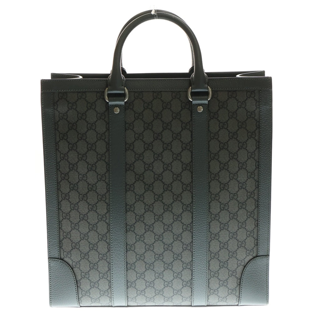 GUCCI(グッチ) GGスプリーム オフィディア 2WAY レザートートバッグ ショルダーバッグ グレー 731793