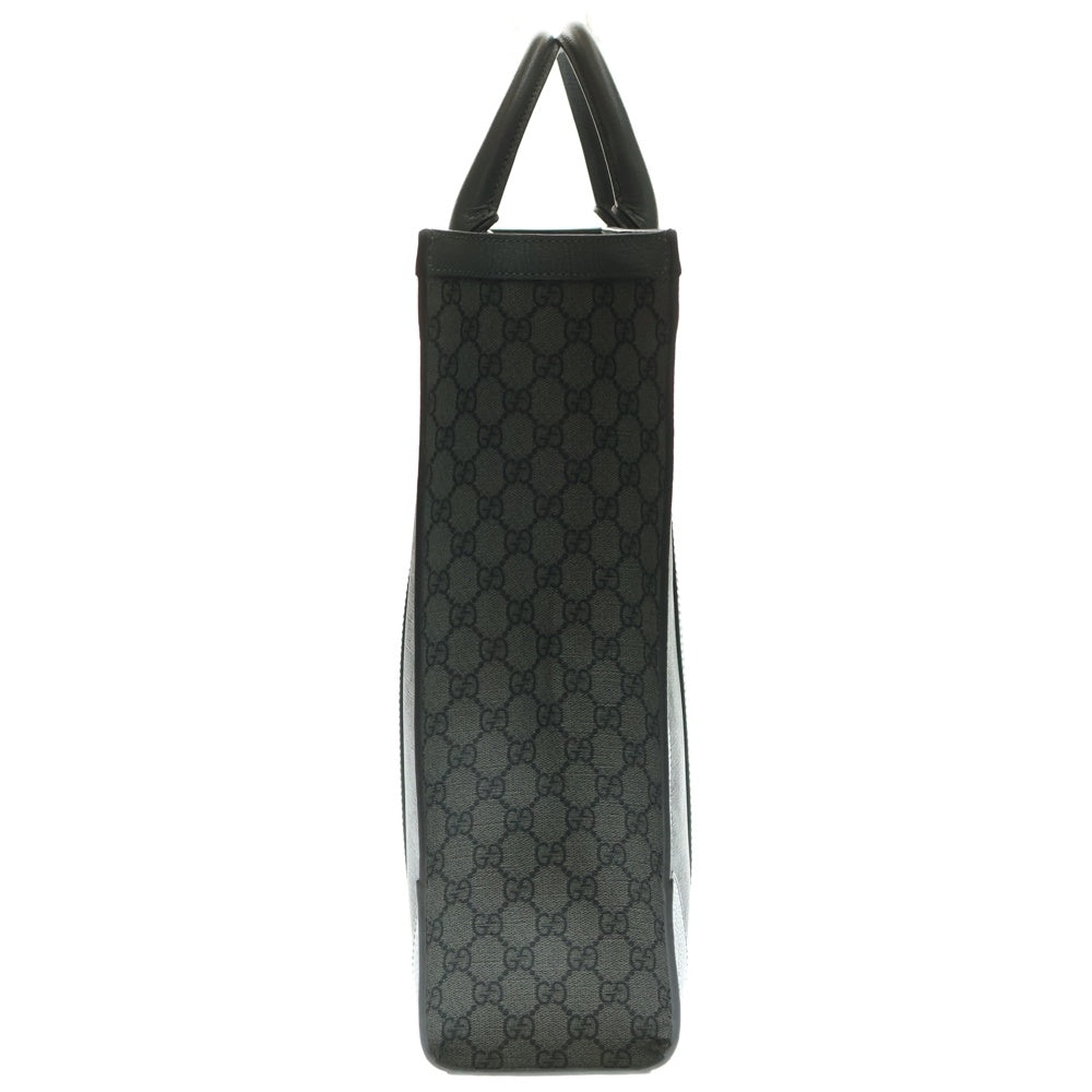 GUCCI(グッチ) GGスプリーム オフィディア 2WAY レザートートバッグ ショルダーバッグ グレー 731793