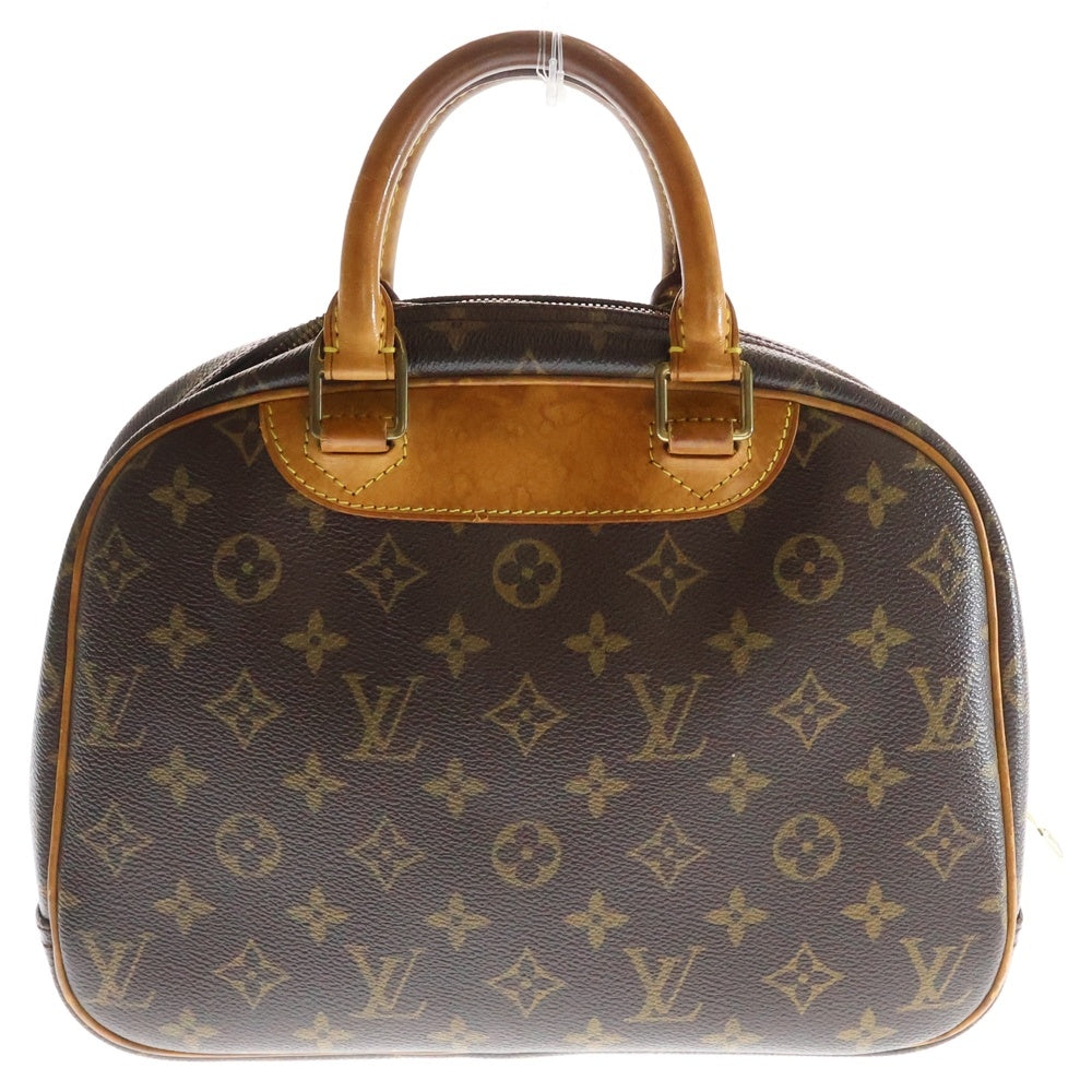 LOUIS VUITTON(ルイヴィトン) モノグラム トゥルーヴィル ハンドバッグ ブラウン ゴールド金具 レザー×PVC M42228