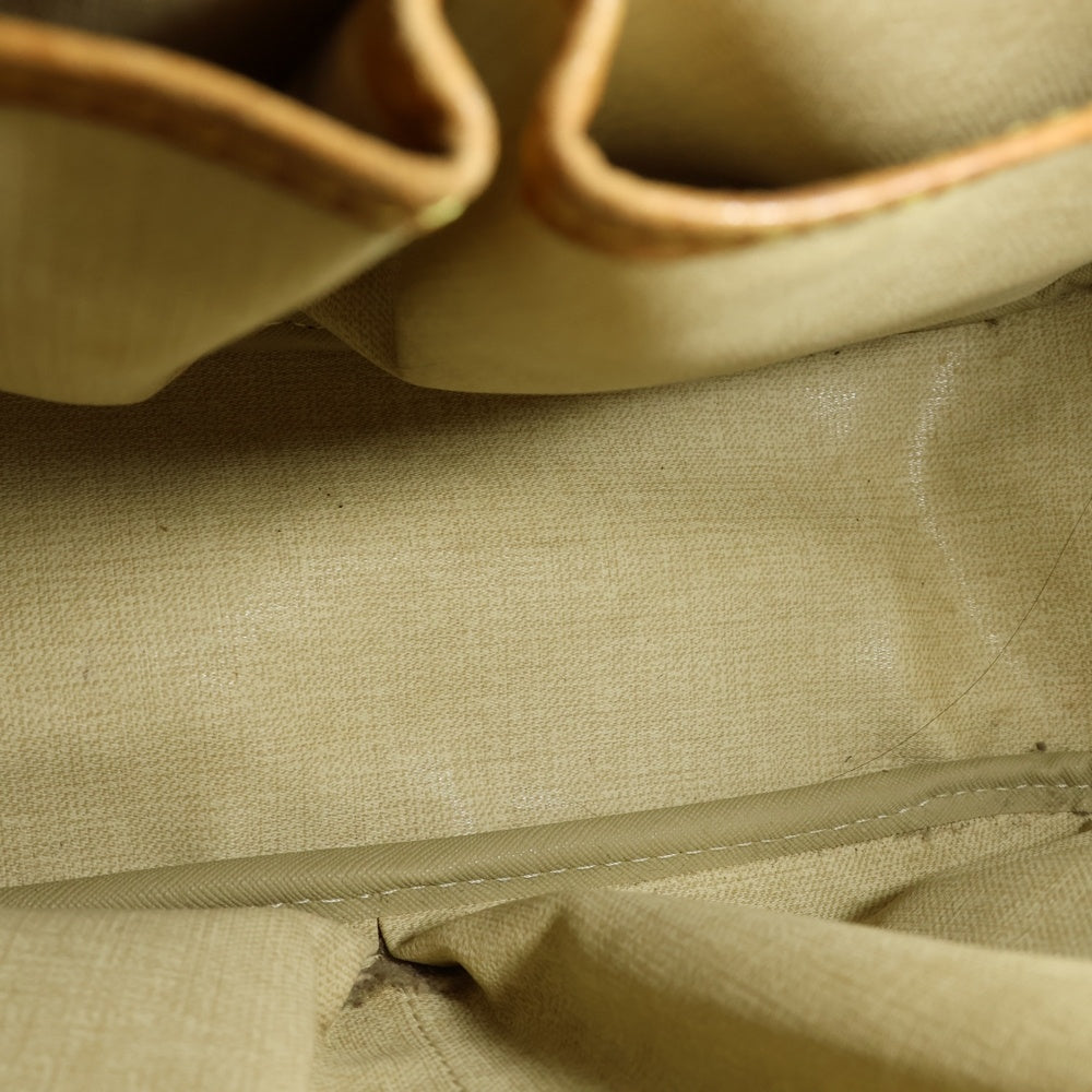 LOUIS VUITTON(ルイヴィトン) モノグラム トゥルーヴィル ハンドバッグ ブラウン ゴールド金具 レザー×PVC M42228