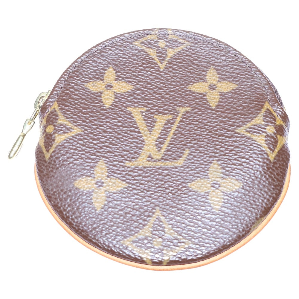 LOUIS VUITTON(ルイヴィトン) モノグラム ポルトモネ ロン コインケース小銭入れ ブラウン PVCレザー M61926