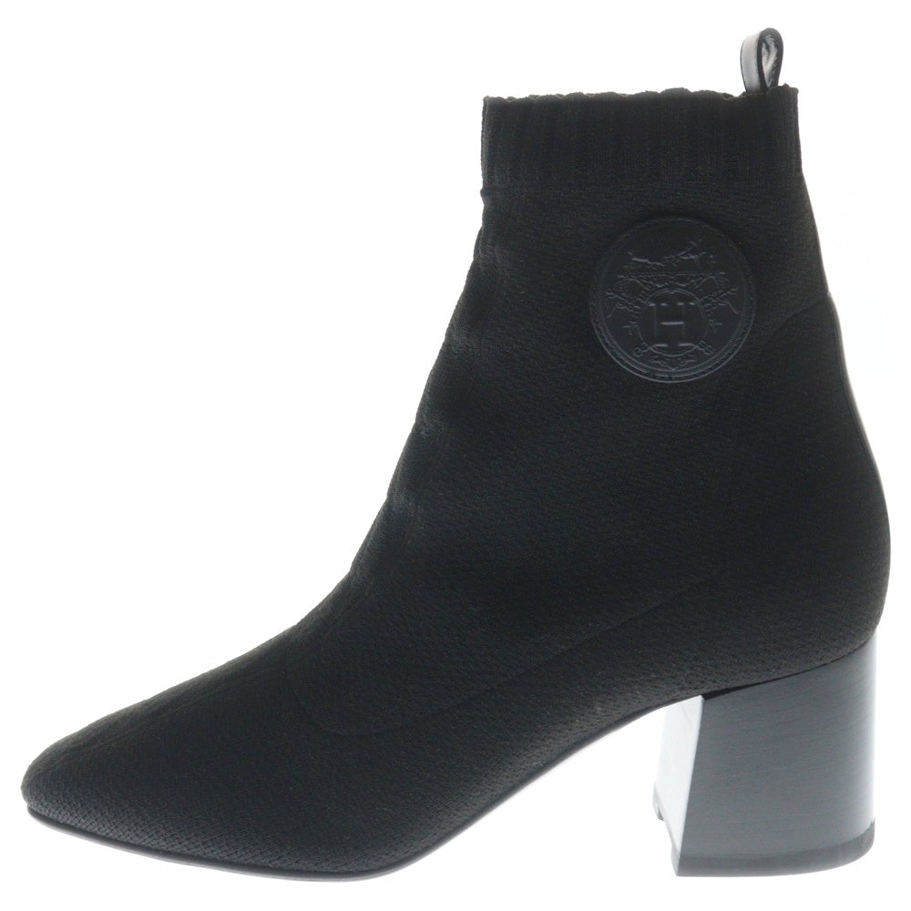 HERMES(エルメス) ショートブーツ ヴォルヴェール ブラック #38 レディース