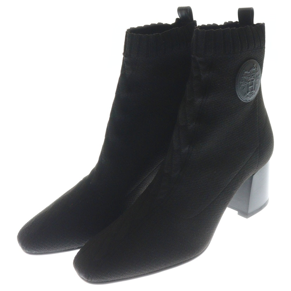 HERMES(エルメス) ショートブーツ ヴォルヴェール ブラック #38 レディース