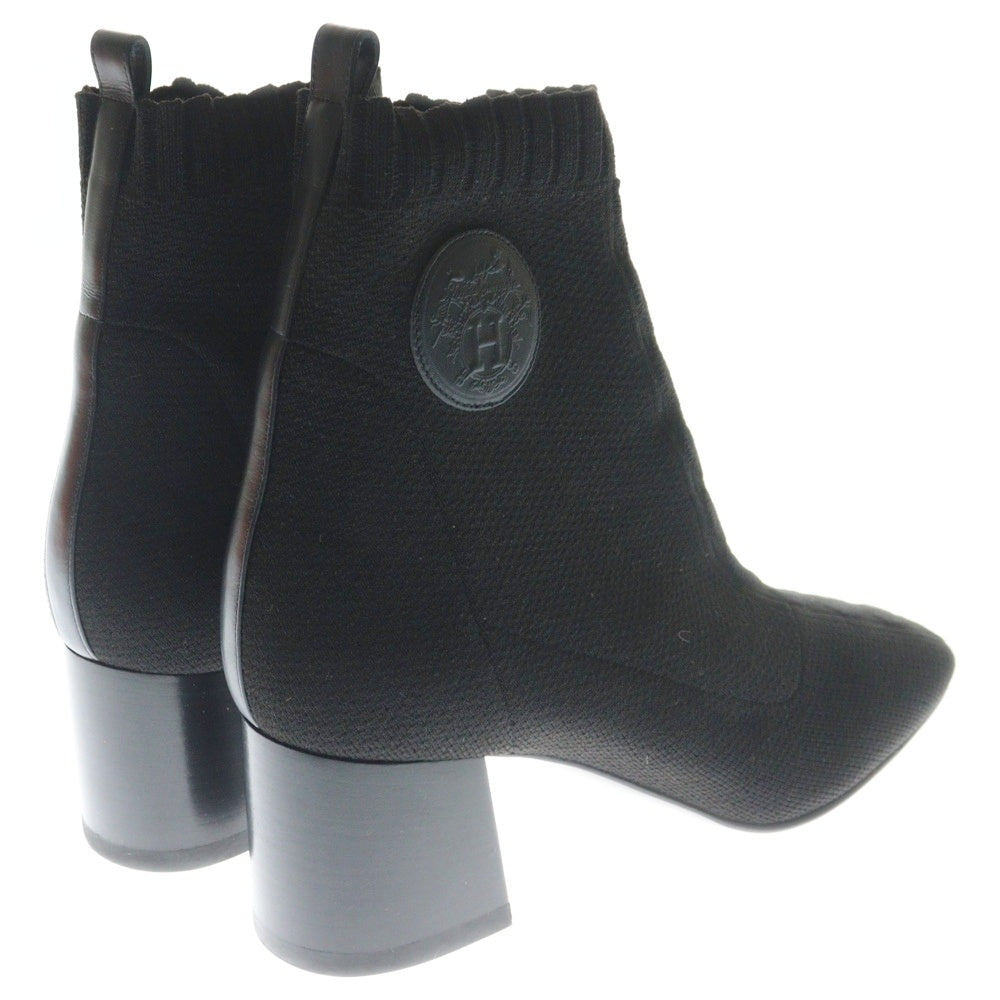 HERMES(エルメス) ショートブーツ ヴォルヴェール ブラック #38 レディース