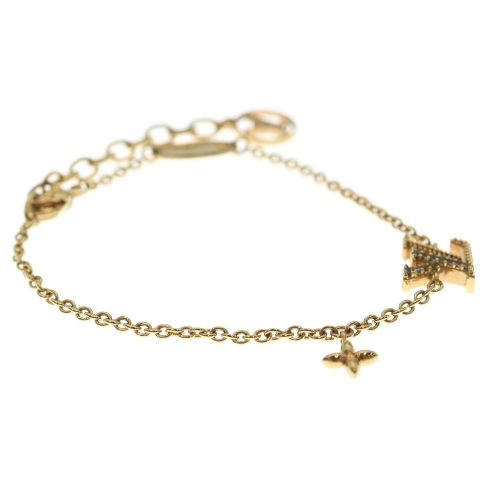 LOUIS VUITTON(ルイヴィトン) LVアイコニック フラワー ブレスレット チェーン ゴールド M0942A