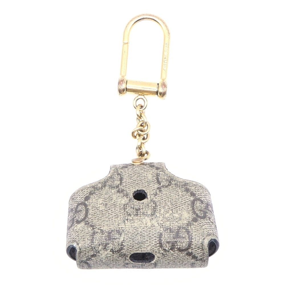 GUCCI(グッチ) GGスプリーム AirPods ケース ベージュ ゴールド金具 631683