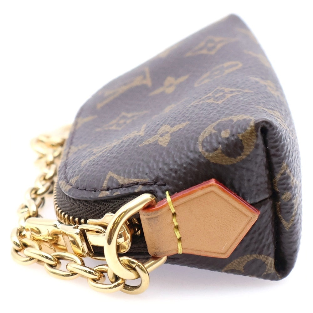 LOUIS VUITTON(ルイヴィトン) モノグラム コスメティック リップスティック ケース ポーチ バッグチャーム 小物入れ ブラウン PVC M25694 ゴールド金具