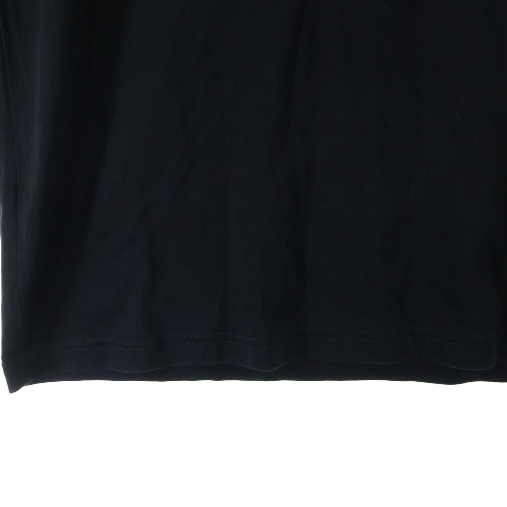 BURBERRY(バーバリー) HORSEFERRY ホースフェリー ロゴプリント クルーネック 半袖Tシャツ カットソー ブラック 8017224