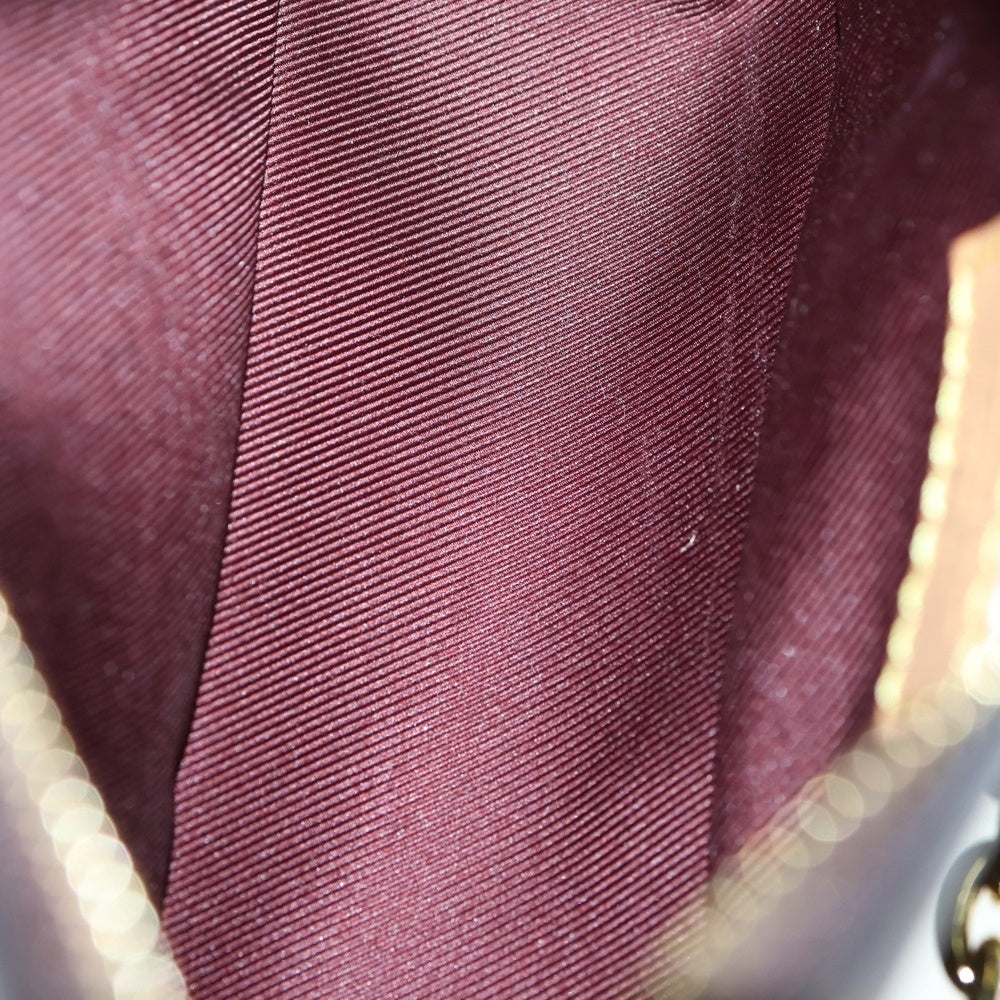 LOUIS VUITTON(ルイヴィトン) ナノ ブローニュ モノグラム PVC レザー 2WAY チェーン ハンド ショルダーバッグ ゴールド金具 ブラウン M25519