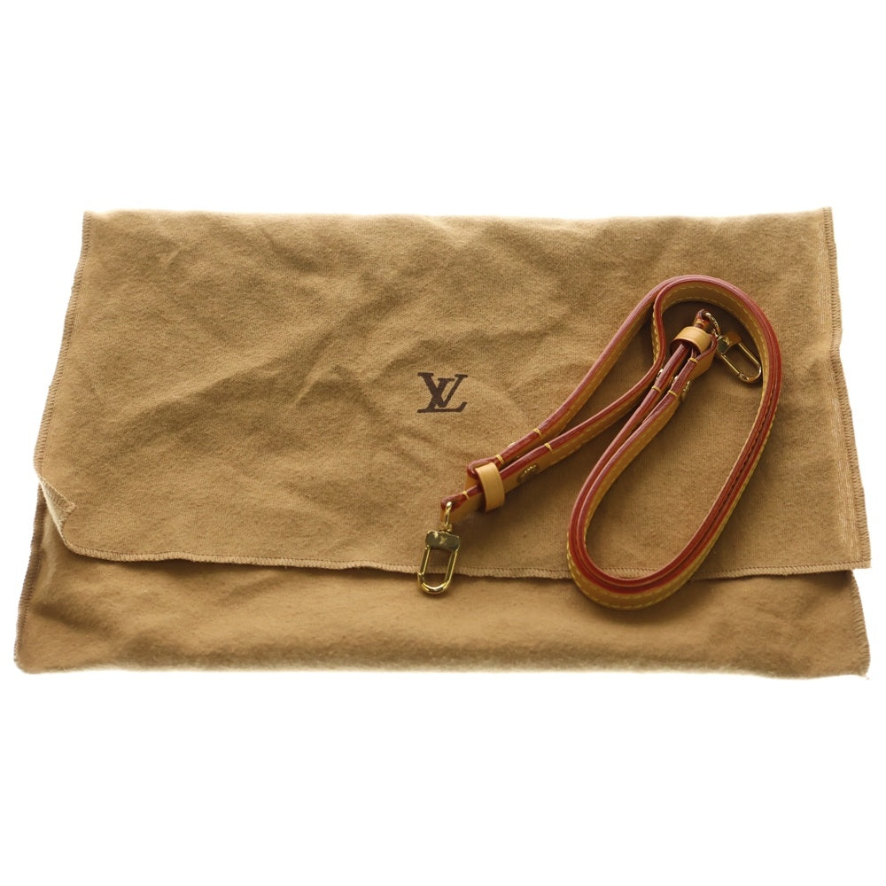 LOUIS VUITTON(ルイヴィトン) ナノ ブローニュ モノグラム PVC レザー 2WAY チェーン ハンド ショルダーバッグ ゴールド金具 ブラウン M25519