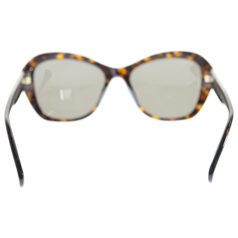 CHANEL(シャネル) ココマーク チェーンモチーフサングラス ブラック×ゴールド バタフライシェイプアイウェア 眼鏡 5510-A