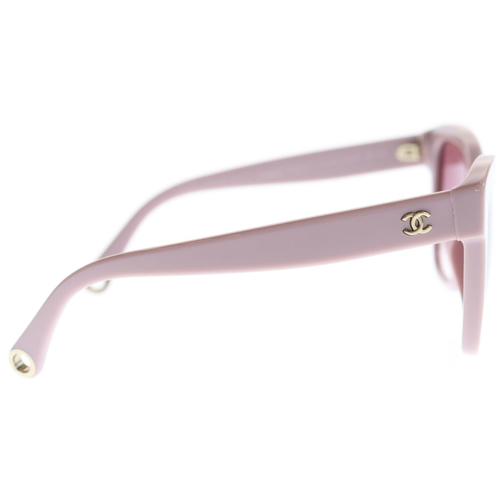 CHANEL(シャネル) ココマーク サングラス ビーズチェーン ピンク レジン アイウェア 5487-A