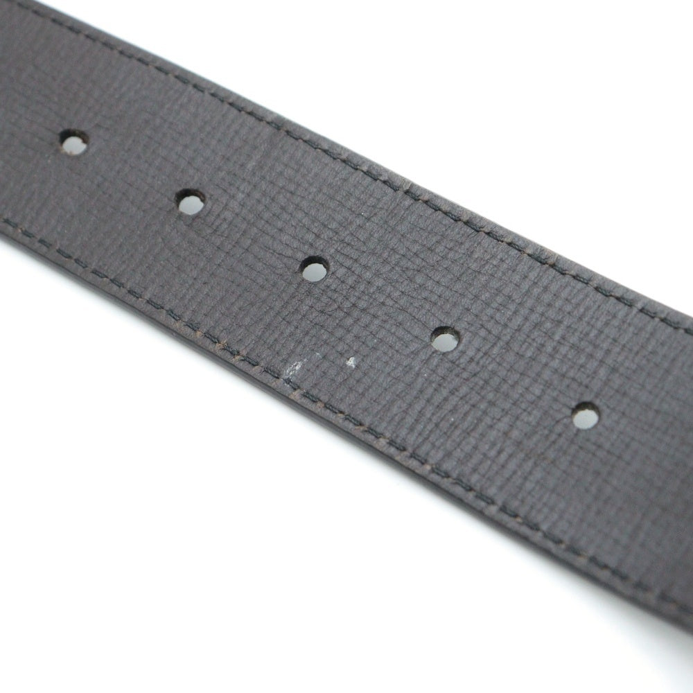 LOUIS VUITTON(ルイヴィトン) サンチュール LV イニシャル ベルト ブラウン レザー M6902