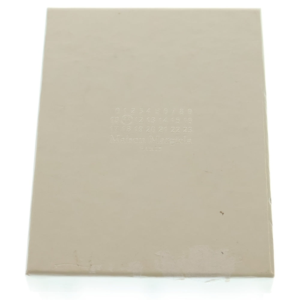 Maison Margiela 0(メゾンマルジェラ) 四つタグ 二つ折り財布 コンパクトウォレット カードケース ブラウン レザー