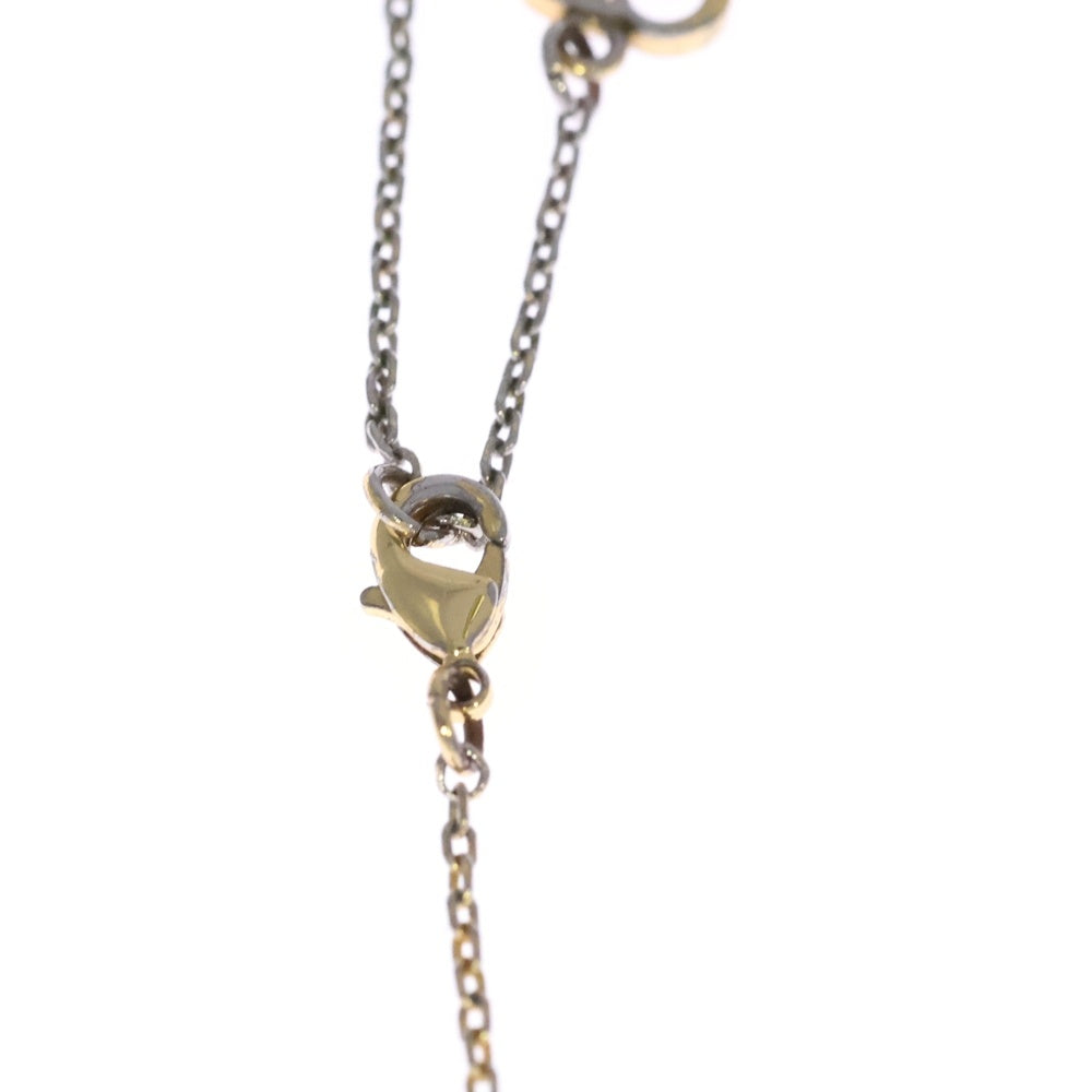 Christian Dior(クリスチャンディオール) Clair D Lune ネックレス ペンダント チェーン ゴールド クリスタル×レジンパール GP