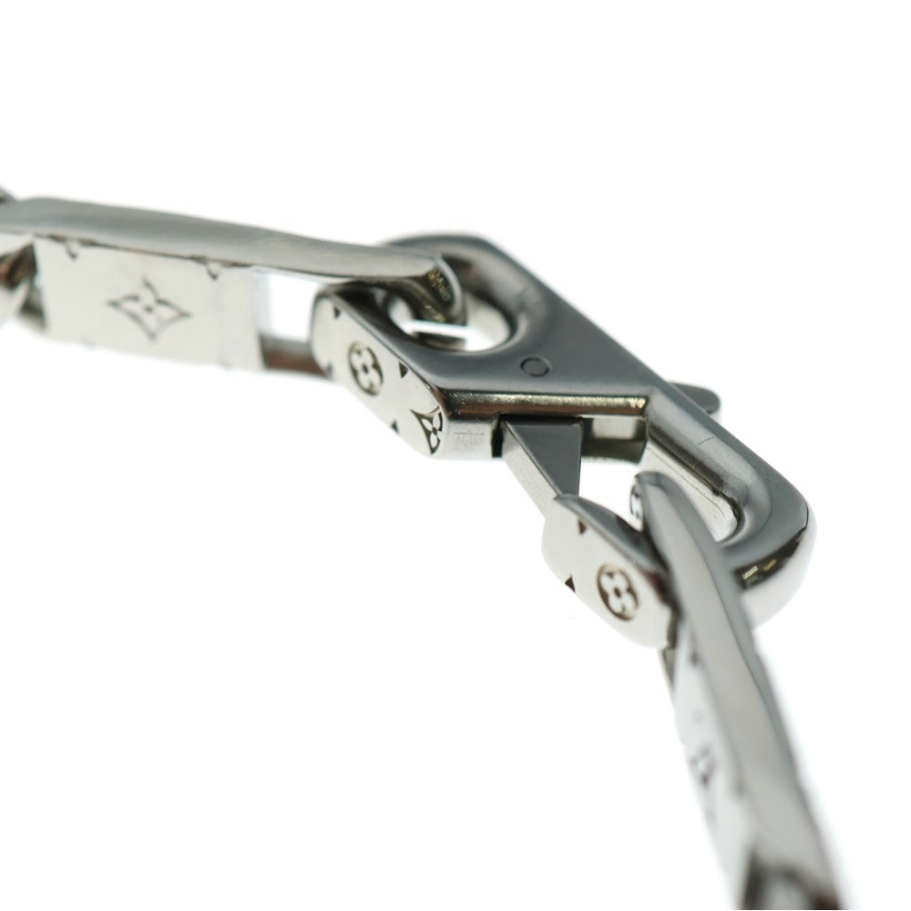 LOUIS VUITTON(ルイヴィトン) モノグラム タイドアップ ブレスレット チェーン シルバー M0921M