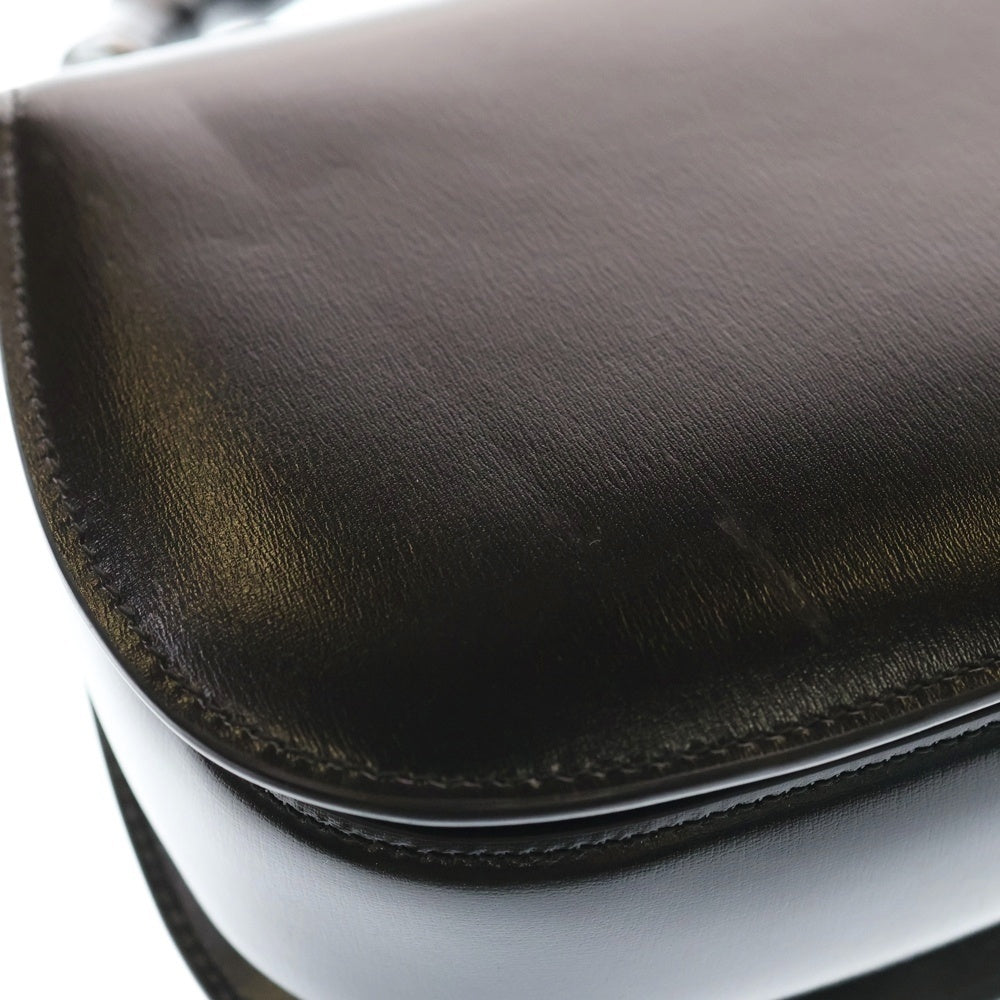 GUCCI(グッチ) バンブー 1947 スモール トップハンドル ハンドバッグ ブラック レザー 675797 ブラック金具