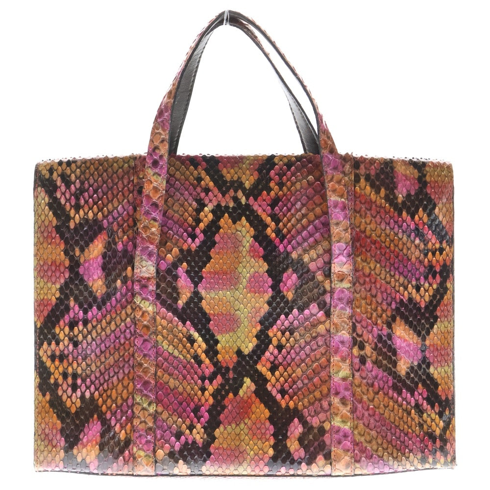 CHANEL(シャネル) ココマーク パイソン ハンドバッグ ミニバッグ ピンク