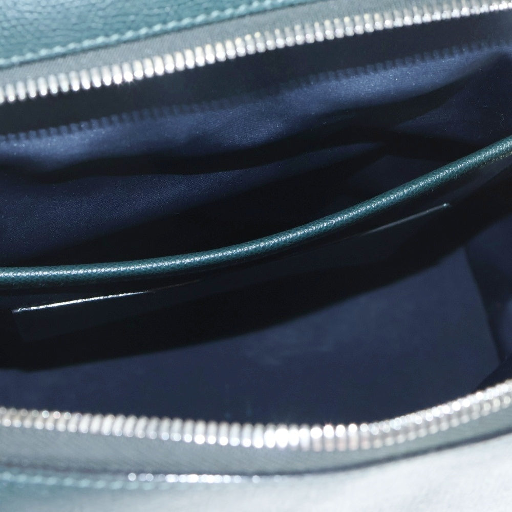 Valextra(ヴァレクストラ) Vライン バックパック リュック カーキ グリーン レザー