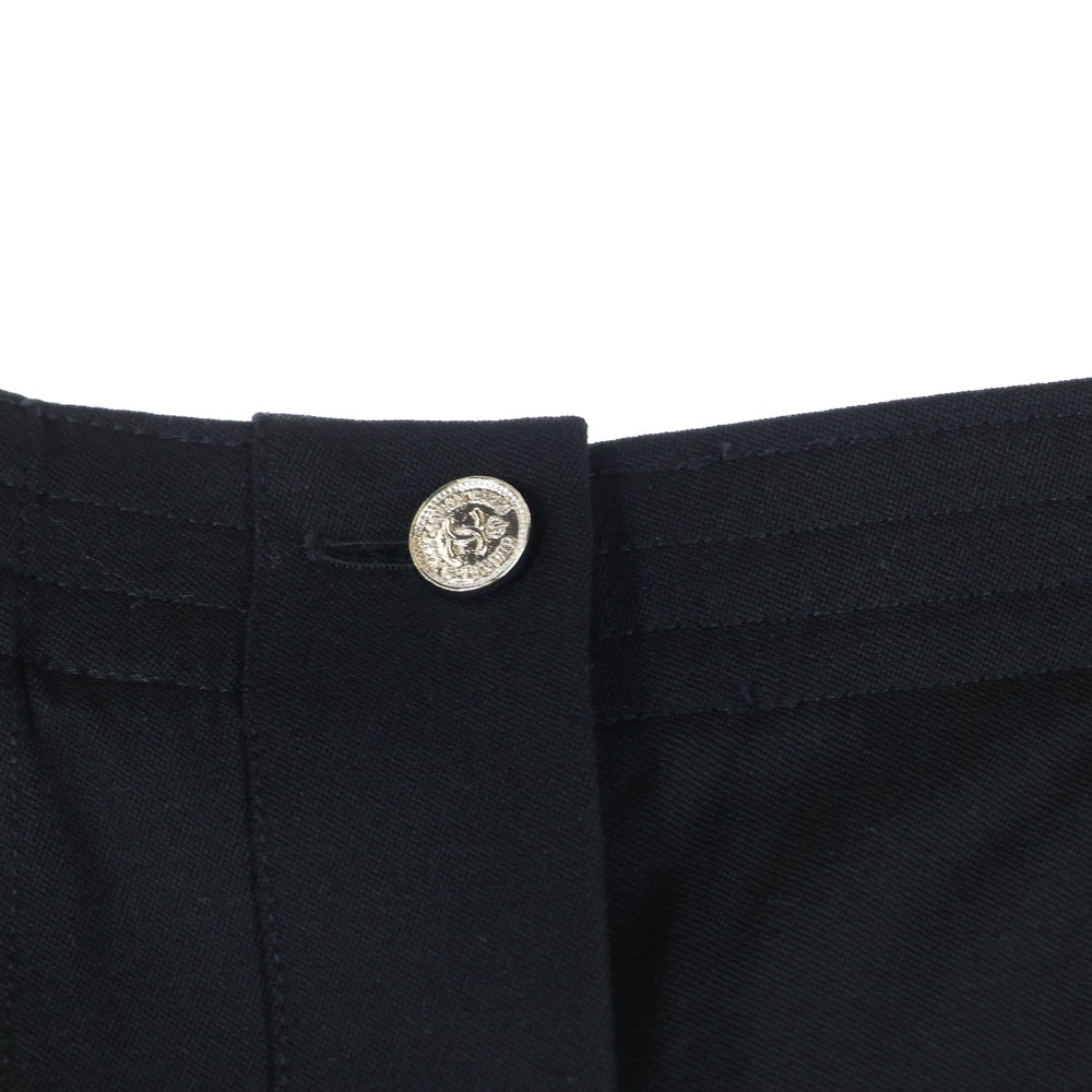 CHANEL(シャネル) 96年製 ココマークボタン ウール ハーフ ショートパンツ ショーツ ブラック レディース P06680V03888