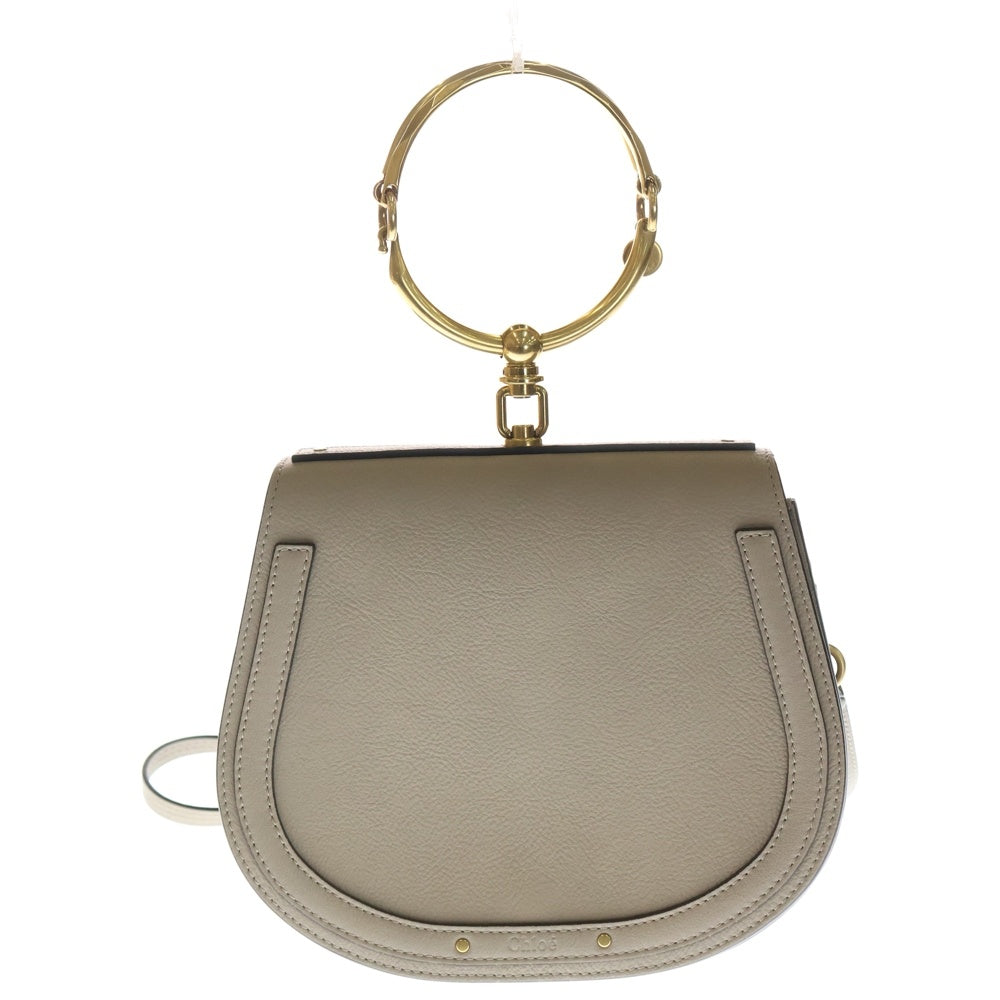 Chloe(クロエ) ブレスレット 2WAYバッグ ショルダーバッグ ハンドバッグ ベージュ レザー 3S1301 ゴールド金具 レディース