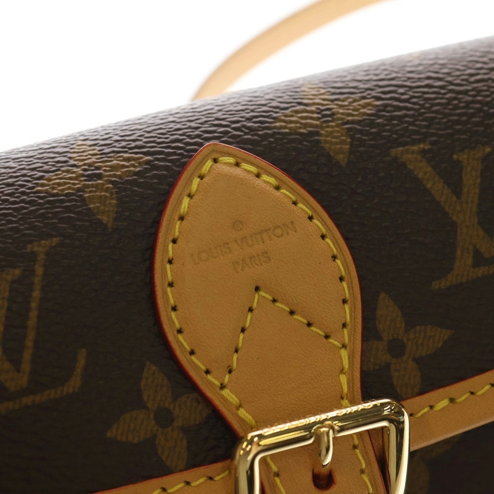 LOUIS VUITTON(ルイヴィトン) モノグラム ナノ・ディアヌ ブラウン PVC 2WAY ハンドバッグ ショルダーバッグ M83298 ICシリアル レディース