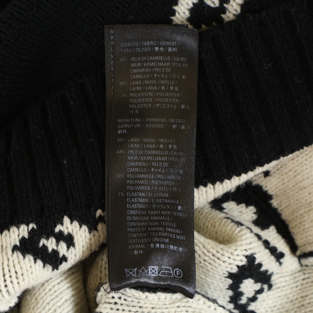 BALENCIAGA(バレンシアガ) オールオーバーロゴ ジャガード キャメル