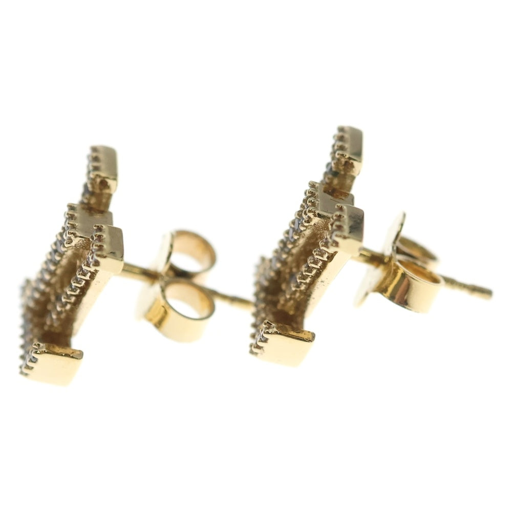 LOUIS VUITTON(ルイヴィトン) ピアス・LV アイコニック ストラス GP