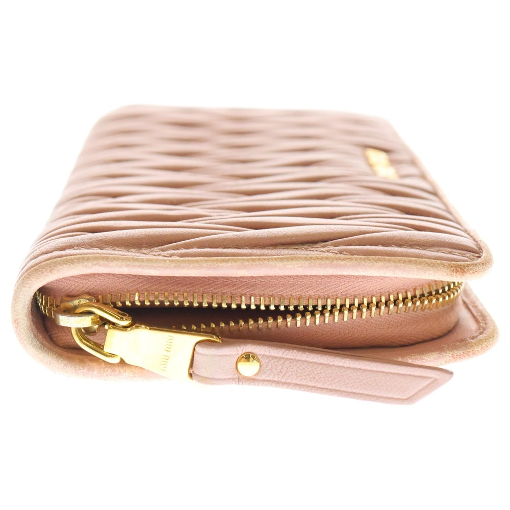 miumiu(ミュウミュウ) マテラッセ ロングウォレット 長財布 カード