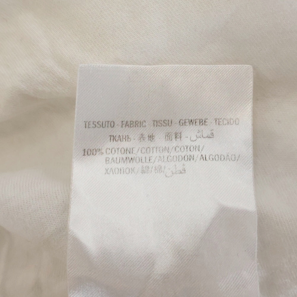 GUCCI(グッチ) ヴィンテージロゴプリント ウォッシュ加工 クルーネック 半袖Tシャツ カットソー ホワイト 440103 レディース