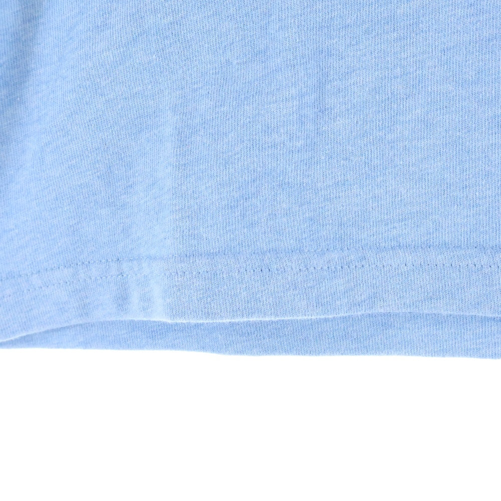 BALENCIAGA(バレンシアガ) BBロゴプリント クルーネック 半袖Tシャツ カットソー ライトブルー 578133 レディース