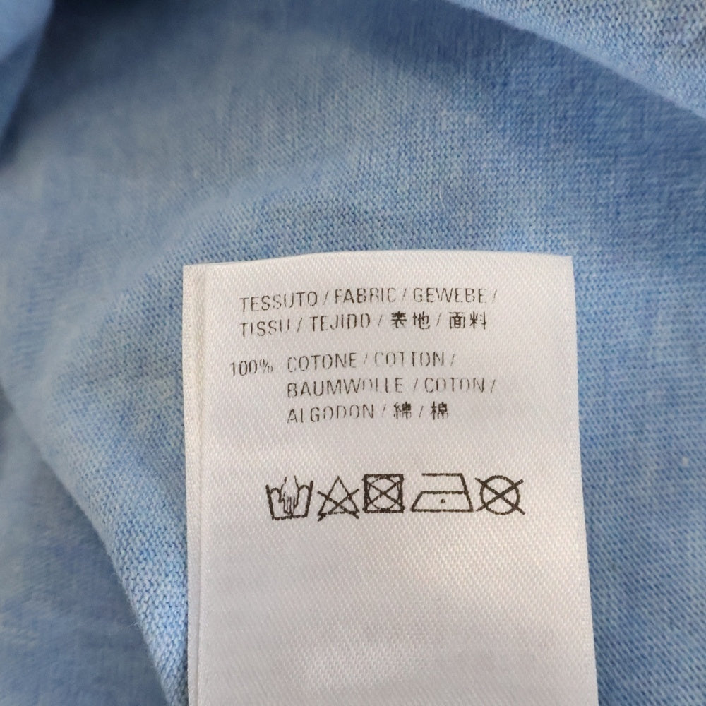 BALENCIAGA(バレンシアガ) BBロゴプリント クルーネック 半袖Tシャツ カットソー ライトブルー 578133 レディース