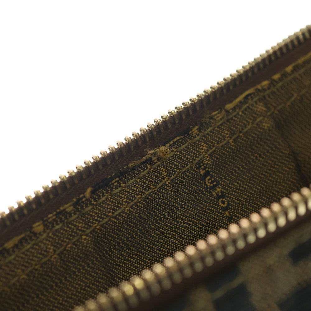 FENDI(フェンディ) ズッカ ワンショルダーバック キャンバス ブラウン レディース