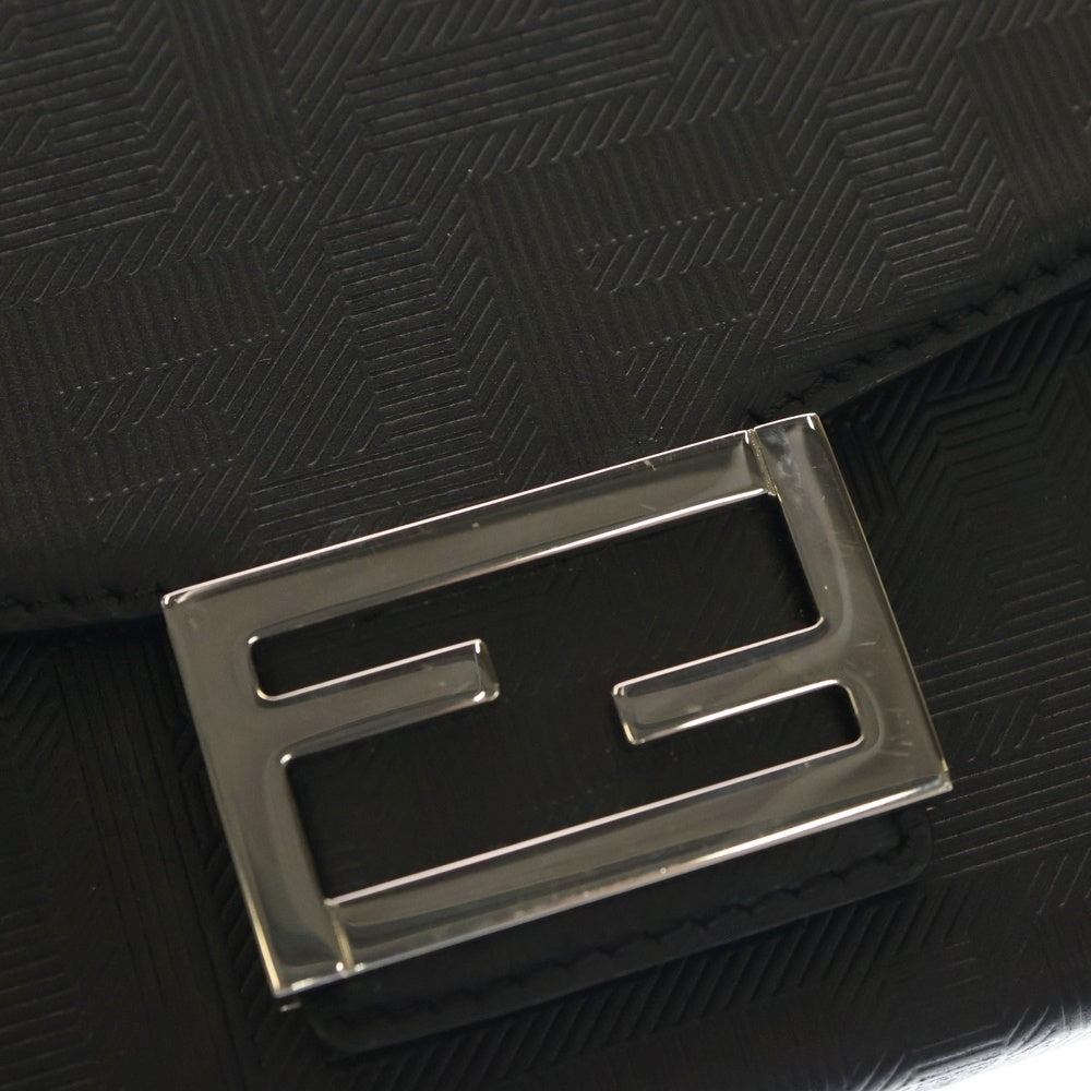 FENDI レザー FFストライプバゲットソフトトランク FENDI(フェンディ) FFストライプバゲット ソフトトランク 2WAY レザー