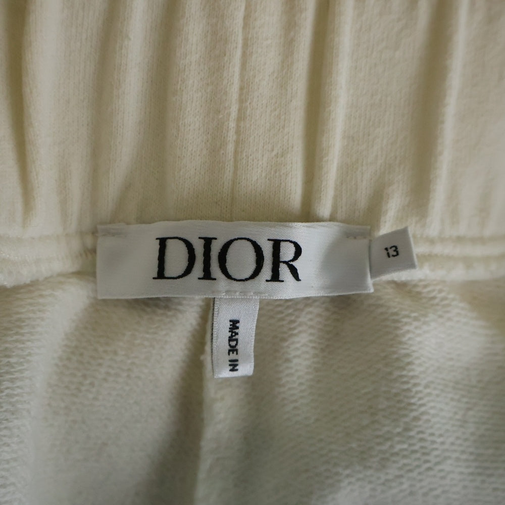Christian Dior(クリスチャンディオール) サイドロゴライン スウェット トラック イージーパンツ アイボリー レディース 3SBM13PANH