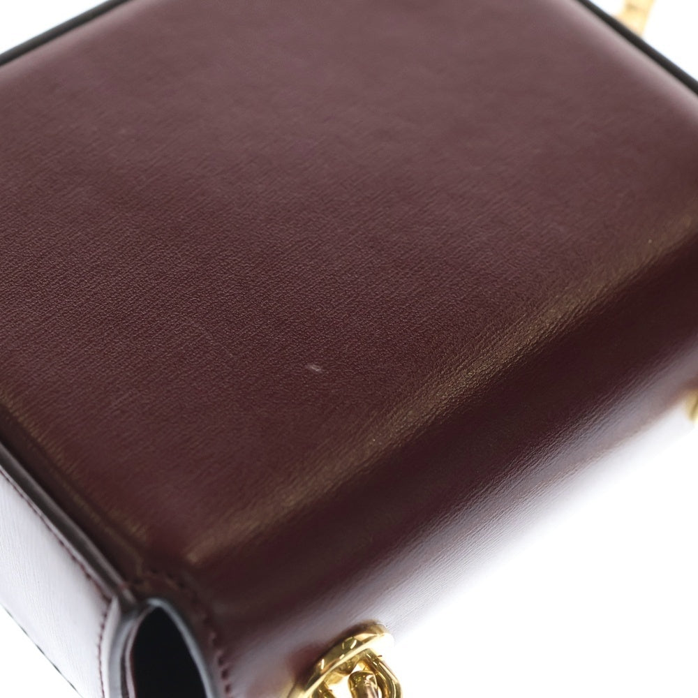 CELINE(セリーヌ) トリオンフ チェーンショルダーバッグ ミニ ボルドー