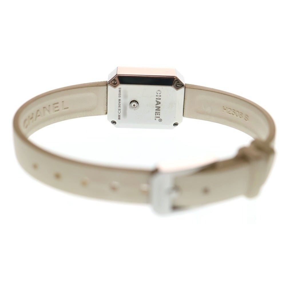 CHANEL(シャネル) プルミエール ダイヤベゼル シェル文字盤 SS×ラバー/QZ H2433 腕時計 レディース