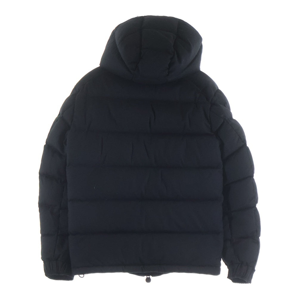 MONCLER(モンクレール) 20AW MONTGENEVRE モンジュネーブル アームロゴデザイン フーデッド ジップアップ ダウンジャケット ブラック F20911A53700 レディース