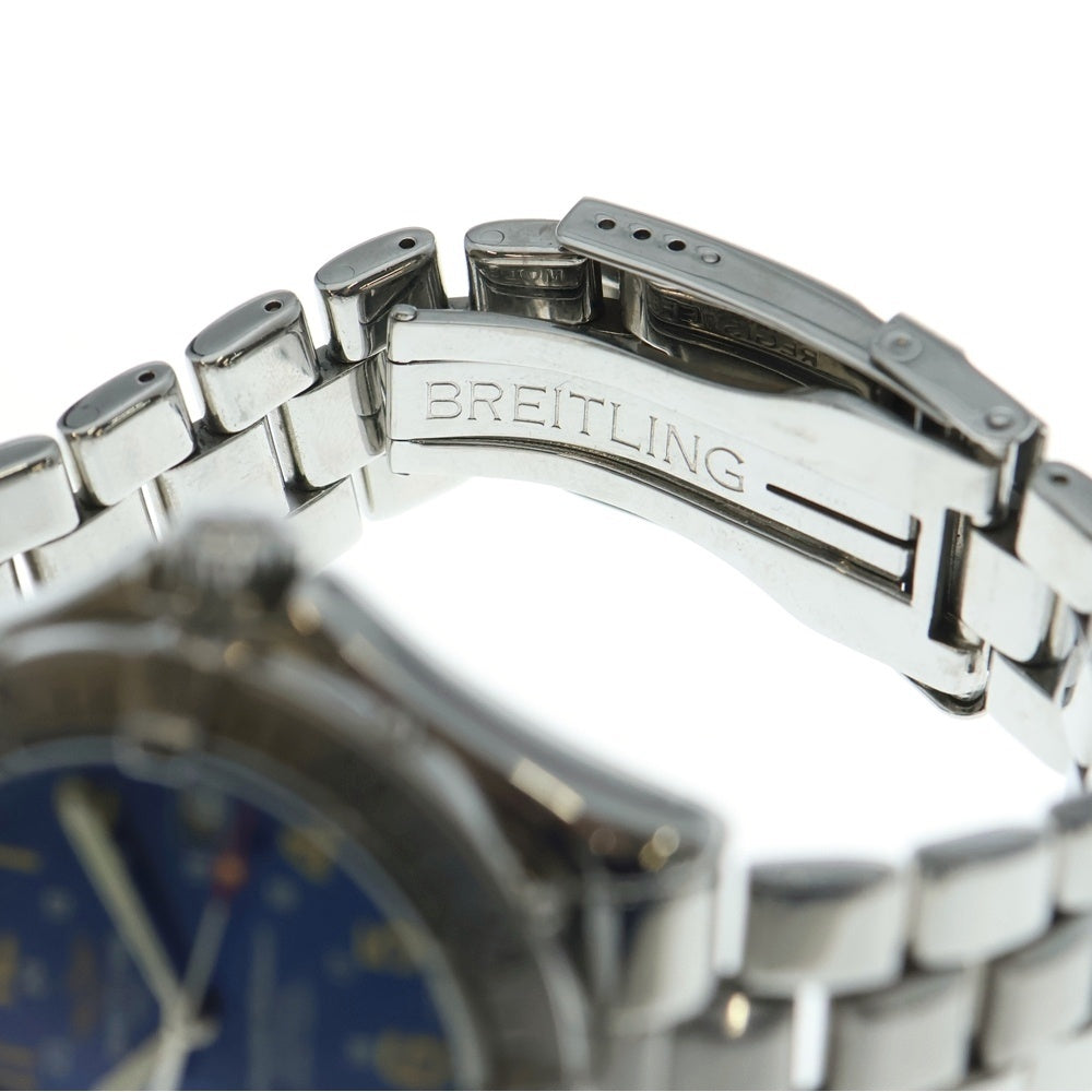 BREITLING(ブライトリング) A17040 スーパーオーシャン デイト 青文字盤 SS/AT ステンレス 自動巻き 腕時計