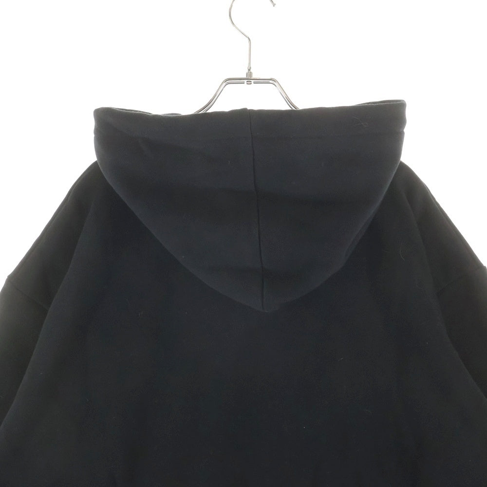 CELINE(セリーヌ) スタッズ ロゴプリント オーバーサイズ プルオーバー スウェットパーカー フーディー ブラック 2Y701670Q