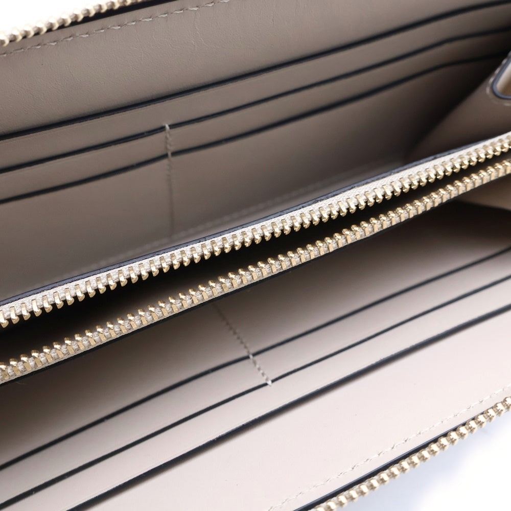 LOEWE(ロエベ) アナグラム リピートジップアラウンド 長財布 ベージュ レディース