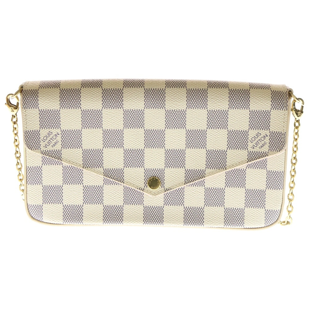 LOUIS VUITTON(ルイヴィトン) ポシェットフェリシー ショルダーバッグ ダミエキャンバス アズール N63106 レディース