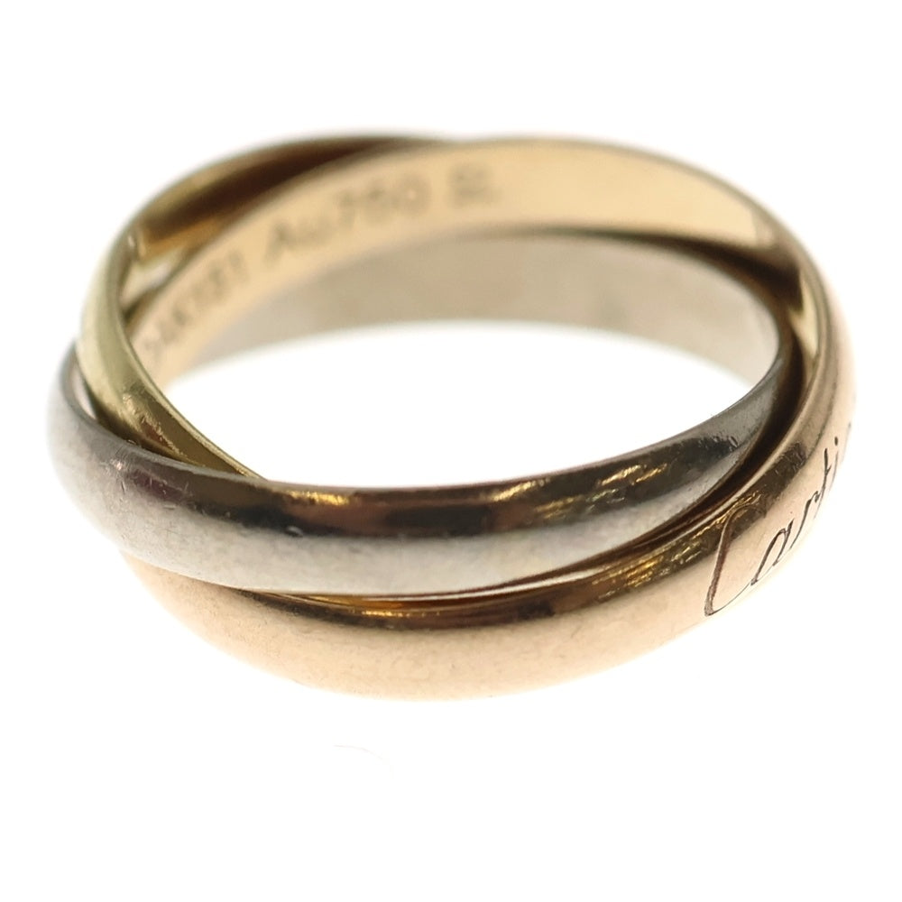 Cartier(カルティエ) トリニティ リング YG×PG×WG 750 #48 指輪