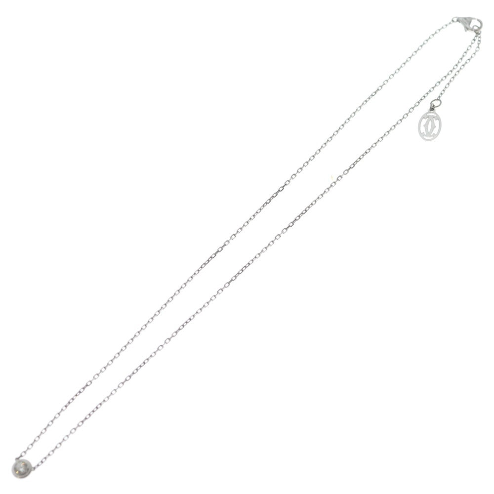 Cartier(カルティエ) ダムールLM 1Pダイヤ ネックレス K18WG レディース